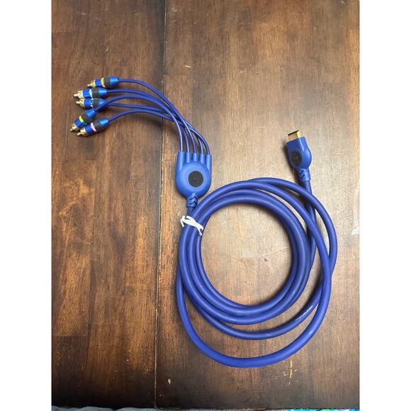Blue Monster cable 5 prong for Sony Playstation 2 10 feet long - Picture 1 of 4